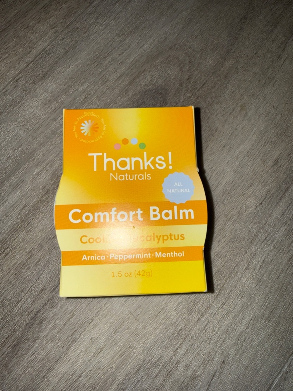 Comfort Balm - Cool Eucalyptus (Yellow)